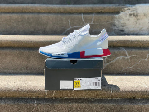 NMD R1 White Red Blue